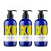 EO Liquid Hand Soap 12 Ounce (Pack of 3) Lemon and Eucalyptus Organic Plant-Based Gentle Cleanser with Pure Essential Oils