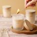 Bulgarian Rose Luxury Scented Jar Candle - Masculine Aromatherapy & Hand Poured Soy Coconut Wax - Perfect for Home Camping & Relaxation - Buy Online on GoSupps.com