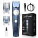Sejoy Beard Trimmer for Men Hair Trimmer for Men Cordless Hair Clipper for Mustache Body Hair Cutting Hair Clippers with LED Display for Men Women Kids Clippers for Hair Cutting Blue Z-blue