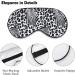 Zebra & Leopard Print Sleep Mask for Women | Adjustable Eye Shades with Elastic Strap | Comfortable Sleep Accessories - Buy Online on GoSupps.com