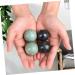 Fomiyes 4 Set Ball Massage Device - Metal Stone Massage Balls for Hands Ankle & Shoes - Crystal & Obsidian Fitness Tools - Buy Online on GoSupps.com
