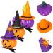 Healeved 1 Set of Halloween Hair Clip DIY Kit Halloween Barrettes Witch Hat Spider Pumpkin Hairpin Making Material Kit for Halloween - Buy Online on GoSupps.com
