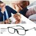 Blue Light Blocking Reading Glasses TR90 Lightweight Frame - Anti Glare Scratch Readers for Men and Women - Black (1.5x) - Pack of 3 - Buy Online on GoSupps.com
