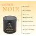 Luxury Amber Noir Scented Candle - Handcrafted Aromatherapy Soy Wax Candle | 16oz Amber Jar | Perfect Housewarming Gift for Men & Women - Buy Online on GoSupps.com