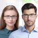 LUFF 4Pcs Anti-Blue Ray Reading Glasses | Portable Ultralight 2.75X Full Frame Readers - Black - Buy Online on GoSupps.com
