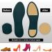 9 Pcs Self Adhesive Anti Slip Shoe Pads for High Heels - Non-Slip Shoe Grip Stickers for High Heels - Rubber Silicone Shoe Sole Protectors - 5.1 x 3.15 x 0.04 Inch - Buy Online on GoSupps.com