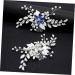 FRCOLOR Set of 3 Hair Accessories Wedding Hair Accessories Rhinestone Hair Pins Rhinestone Headpiece Tiara Comb Headwear for Women Manual Accessories Bride - Buy Online on GoSupps.com