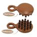 Plafope Wooden Comb - DESPRINGKAMM Wide Tooth Head Massage Tool for Women | No Static Portable & Comfortable - 12x8.3cm Brown - Buy Online on GoSupps.com