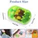 Shop WLLHYF 3 Pack Pill Organizer - Moisture Proof 3 Compartment Case for Travel & Vitamins - Green Blue Black - Ideal Fish Oil Supplement Holder - Buy Online on GoSupps.com