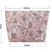 DFIDn Velvet Makeup Bag - Large Capacity Canvas Cosmetic Organizer Travel Toiletry Purse, Beige Smile - Buy Online on GoSupps.com