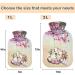 Naanle Hot Water Bottle with Cherry Blossom Cat Cover - 2L for Back Pain Relief Hand & Foot Warmer Neck Comfort & Cold Therapy - Buy Online on GoSupps.com