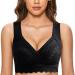 Callmo bras with front closure for women |Wireless top bras with front closure-comfort large size lace full cover iron-free bras light lift for everyday life