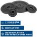 Yes4All 1.15-inch Cast Iron Weight Plates Set for Dumbbells - 1.15 inch - 1.25 + 2.5 + 5 +10lbs - Pair - Buy Online on GoSupps.com