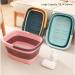 Collapsible 15L Foot Bath Basin with Handle | Portable Green Foot Soak Tub | Durable Plastic Foot Bucket for Massage - Buy Online on GoSupps.com
