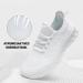 Yrltyo Men's Running Shoes - Breathable Lightweight Sneakers & Hiking Shoes 44 EU B White | Sports Slip-On Tennis Footwear - Buy Online on GoSupps.com