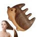 Wooden Scalp Massage Comb | Hedgehog Wide Tooth Comb for Scalp Stimulation | Antistatic Cute Hair Care Device for Women & Men | Firulab - Buy Online on GoSupps.com