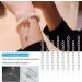 100Pcs Stainless Steel Necklace Bracelet Chain Extender Set - Silver Jewelry Making Supplies - Buy Online on GoSupps.com