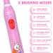 Kids Sonic Electric Toothbrush Rechargeable Smart Toothbrush for Children Toothbrush for Toddlers Boys Girls Age 3-12 with 30s Reminder 2 Mins Timer 6 Modes 2 Brush Heads(8630 Pink+ 2 Heads) 8630 Pink+ 6 Heads+holder(package Might Vary) - Buy Online on GoSupps.com