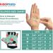 KIDDIMOTO Children's Fingerless Cycling Gloves for Boys & Girls - Floral Design - Size M (4-8 Years) - Perfect Kids Bike Gloves - Buy Online on GoSupps.com