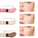 HOSAILY 2 in 1 Cream Blush Contour Highlight Stick Set - Waterproof & Long Lasting Makeup Sticks with Brush (3 PCS) - Cheeks Eyes Lips - 3 Count - Buy Online on GoSupps.com