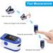 Moobody Mini Finger Tip Pulse Oximeter - Blood Oxygen Saturation Monitor with Clear TFT Display Pulse Frequency Lanyard & Silicone Cover Ideal for Home Use - Blue - Buy Online on GoSupps.com