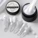  Dubbulon Solid Nail Builder Gel - White Pearl 3D Gel for Nail Carving Smooth Manicure Decoration Glue for Beauty Charm Flower Carving Modelling and Design French - Buy Online on GoSupps.com