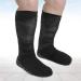 2 Pair Black Lymphedema Socks | Over Calf, 21 Girth | Stretches for Swollen Feet - Buy Online on GoSupps.com