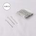 50 Silver Bobby Pins - Durable Hair Clips for Fine Hair | Secure Hold & No Slip | Perfect Hair Accessories - Buy Online on GoSupps.com