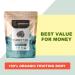 Longevity Botanicals Organic Turkey Tail Mushroom Powder - Immune & Digestive Support - 100% Fruiting Body - 100g - Buy Online on GoSupps.com