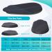 Haofy Gel Heel Pillow for Heel Spurs - 2 Pairs Orthopedic Insoles for Achilles Support - Over Supination & Pronation - Black (4 Pack) - Buy Online on GoSupps.com