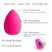 16PC Makeup Brush Set with Beauty Blenders & Cleaner - Premium Synthetic Marble Finish - Buy Online on GoSupps.com