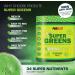 PRO-ELITE Super Greens Powder - 34 Superfoods Powder - 250g 50 Servings - Vitamin & Mineral Rich Formula - No Artificial Ingredients - Vegan & Vegetarian Friendly - GMO & Gluten Free - Made in The UK - Buy Online on GoSupps.com