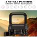 MidTen Red Green Dot Sight 4 Reticles | Reflex Sight Quick Detach Mount 20mm Rail - Buy Online on GoSupps.com