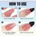 TOMICCA Short Coffin Nail Tips 180PCS in Dark Pink - Matte Finish, Pre-colored Soft Gel Nails for Nail Art Extensions - 15 Sizes, No Filing Needed - Buy Online on GoSupps.com