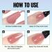 TOMICCA Soft Gel Nail Tips - 180Pcs Short Coffin Acrylic Press on Nails with 3 in 1 Gel x Nail Color - Pink Short Coffin Dark Pink | Full Cover Preformed Base Coat for Beginners - Buy Online on GoSupps.com