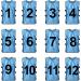 TOPTIE Numbered Training Vests Set (#13-24) - Pack of 12 Soccer Pinnies - Buy Online on GoSupps.com