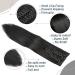 22 Off Black Synthetic Clip in Hair Extension - Full Head Double Weft Hairpiece for Women - Buy Online on GoSupps.com