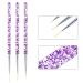Peutpy 3-Piece Nail Art Liner Brush Set - Professional Acrylic & UV Gel Detailing Tools for Manicure & Nail Salon Accessories - Buy Online on GoSupps.com