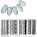 5 PCs Nail Stamping Plates - Nail Art Stencils for Manicure | International Shipping - Buy Online on GoSupps.com