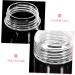 Housoutil 12pcs Boxes Clear Holesml Small with Cosmetic Sifter Empty Refillable Cases Makeup Net Powder Loose - Buy Online on GoSupps.com