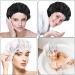 Fuyamp 2 Packs Satin Sleep Cap Adjustable Silky Sleep Bonnet for Women Long Curly Hair Double-Sided Waterproof Satin Hair Cap Extra Large Sleep Satin Bonnet for Women Girls Sleeping Black+White - Buy Online on GoSupps.com