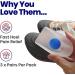 Kids Heel Cups & Inserts for Sever's Disease & Heel Pain Relief | Gel Cushions for Plantar Fasciitis | Size 2-5 (3 Pairs - Blue - Buy Online on GoSupps.com