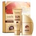 Face Suncream SPF 60 + After Sun Repair Cream Sun Screen Skincare Set with Collagen and Niacinamide Daily UVA/UVB Anti-Ageing Redness Sun Protection Combination Moisturising for Kids Women Men