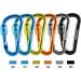 Gimars Mini Carabiner Klien - 6 cm Colorful Key Rings (Set of 6) - Perfect for Camping Fishing Hiking & Travel - Buy Online on GoSupps.com