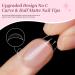 EARLMONI 432 pieces Almond Nail Tips - Full Coverage Soft Gel Nail Tips Set Prepolished Artificial Nail Tips Set with Glue Nail File Cuticle Pusher 12 Sizes Medium Almond Nail Tips - Buy Online on GoSupps.com