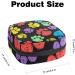 Colorful Dog Cat Paw Napkin Storage Bag with Zipper | Perfect for Teen Girls & Women - Buy Online on GoSupps.com