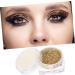 Didiseaon 2pcs glitter eyeshadow Highlighter flash loose eyeshadow glitter 1 count (Pack of 1) Golden - Buy Online on GoSupps.com