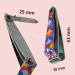 6 ALAZCO Precision Mini Stainless Steel Nail Clippers with Swiveling Nail File Nailcare Sharp Fingernail Clipper Classic Retro Style - Buy Online on GoSupps.com