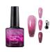 Colour Changing Gel Nail Polish Long Lasting Quick Dry UV LED Soak Off Gel Varnish Shimmering Pink Nail Paint DIY Nail Art Manicure at Home Salon Gift for Women