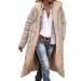 Hanxiulin fleece jacket plush jacket cuddly jacket ladies wool coat down jacket Coat jacket coat windproof bladder fleece jacket jacket khaki l